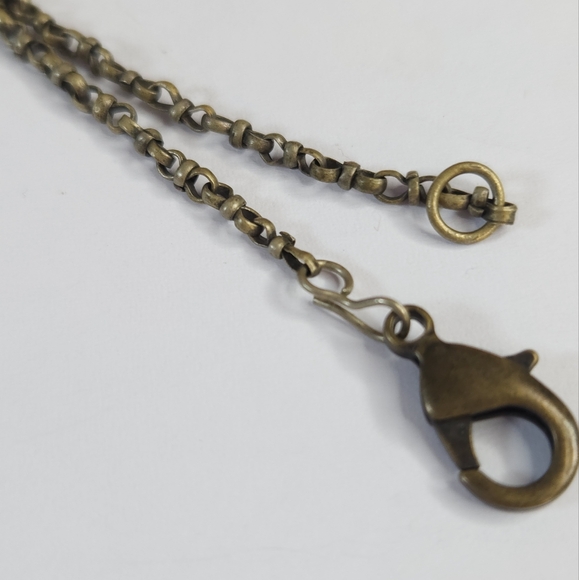 Vintage Yemeni Coral & Black Onyx Stone Beaded Tiger Eye Teardrop Stone Necklace - Picture 14 of 16